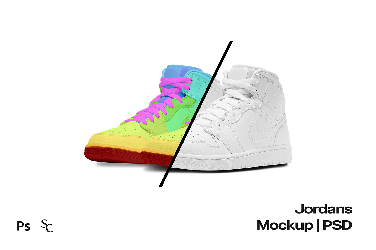 3 Nike Shoe Mockups | PSD Bundle, a Mockup by sophiesconcepts (Photo 3 of 4)