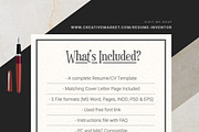 Professional Resume Template Layout, a Resume Template by ResumeInventor (Thumbnail 5 of 5)