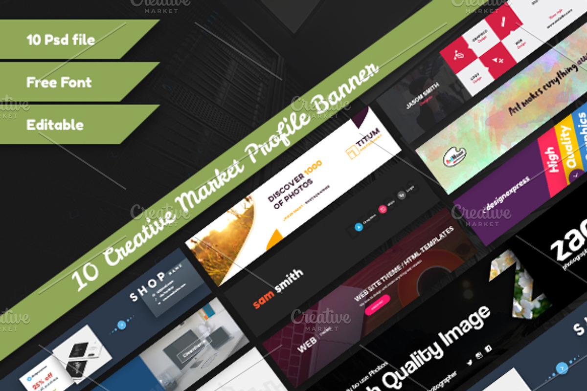 10 Creative Banner Design, a Templates & Theme by Awns Creators (Photo 1 of 2)
