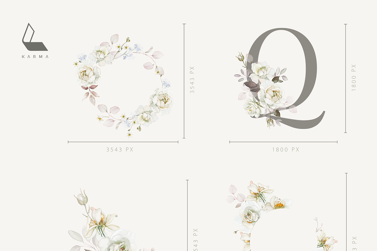 Garden Ivory Botanical Set, a Decorative Illustration by Karma (Photo 20 of 20)