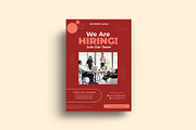 Job Hiring Flyer Template, a Print Template by Sharifull11 (Thumbnail 2 of 3)