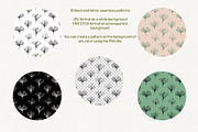 Gingko leaves floral patterns, a Pattern Graphic by Dina Guiter (Thumbnail 10 of 14)