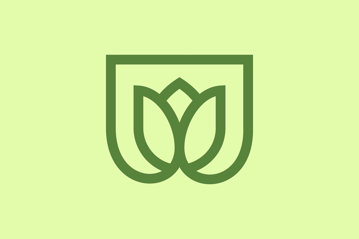 Letter U Flower Logo Design, a Branding & Logo Template by Buqancreative (Photo 1 of 4)