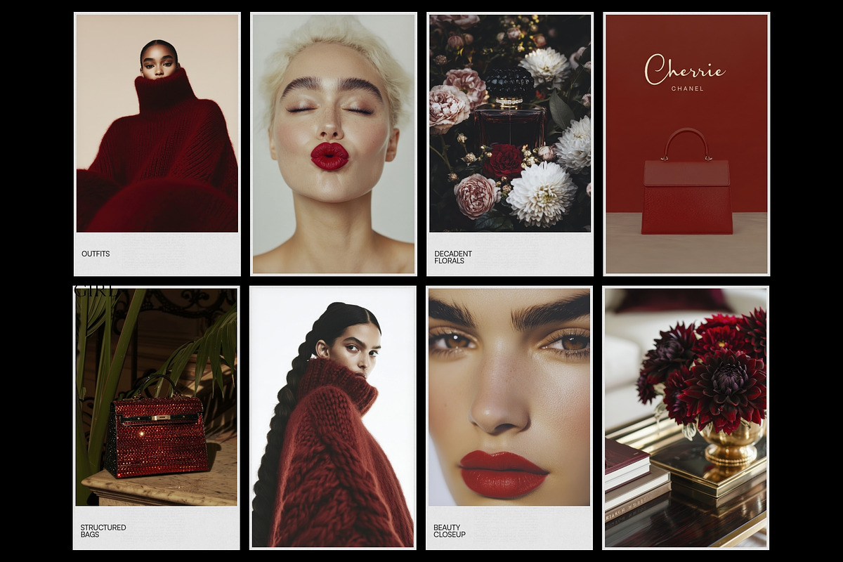 Cherry Coded Girl Stock Photos, a Beauty & Fashion Photo by Make Stories Studio (Photo 5 of 13)