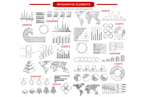 Infographic Chart And Graphs Sketch