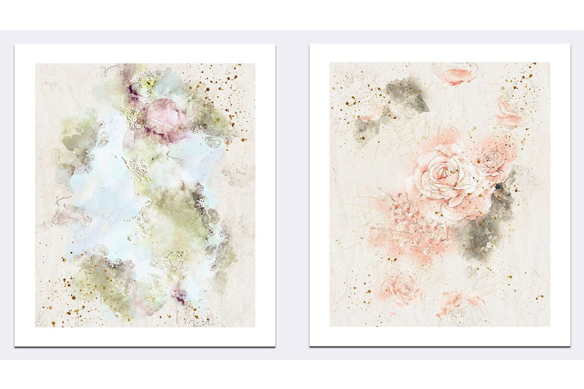 Watercolor Floral Texture, a Texture Graphic by sibel dayı (Photo 5 of 8)