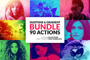 Duotone and Gradient Actions Bundle, an Action Add-On by VividFrame (Thumbnail 1 of 8)