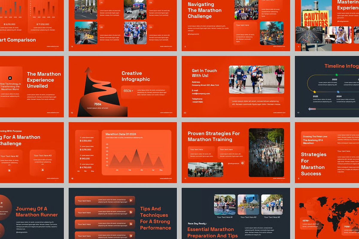 Marathon Sports Tournament Keynote, a Presentation Template by Fit-tee (Photo 2 of 2)