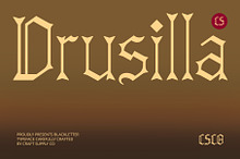 CS Drusilla – Blackletter Font