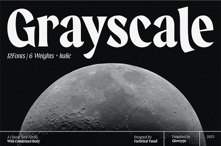 Grayscale Serif