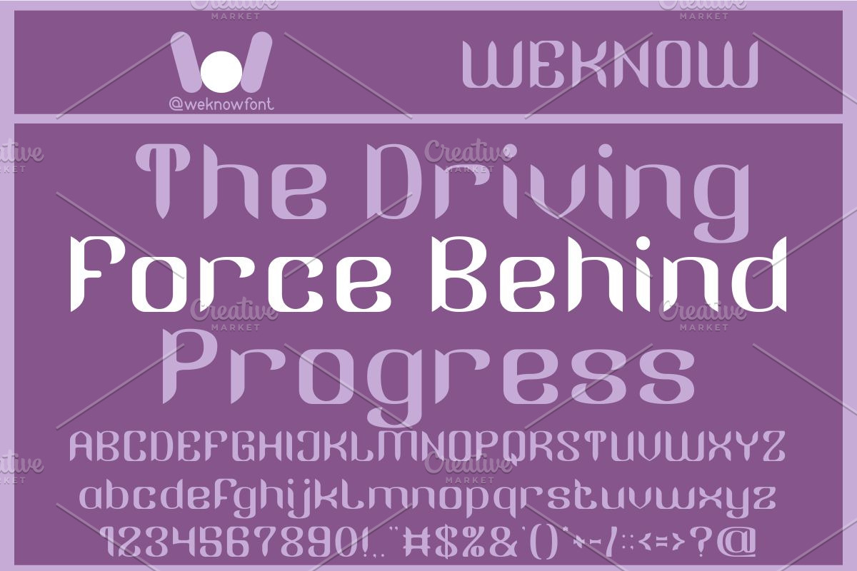 Engine of Progress font, a Font by weknow (Photo 2 of 8)