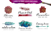 The Watercolor Branding Kit, a Graphic by Callie Rian & Co. (Thumbnail 3 of 11)