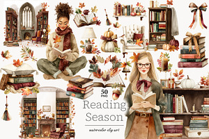 Reading Season Clipart