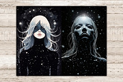 Among The Stars Junk Journal Pages, a Person Illustration by GlamArtZhanna (Thumbnail 7 of 9)