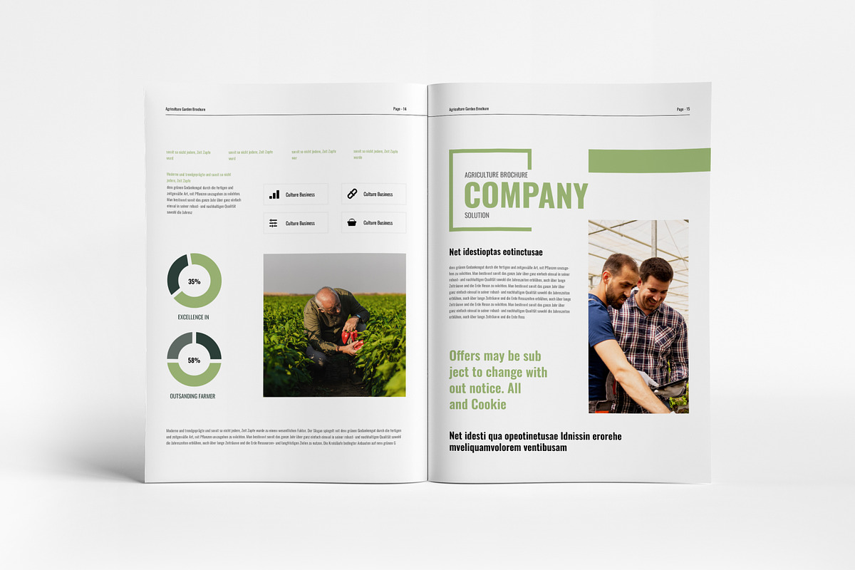 Agriculture Brochure Template ICanva, a Brochure Template by PixWork (Photo 9 of 11)