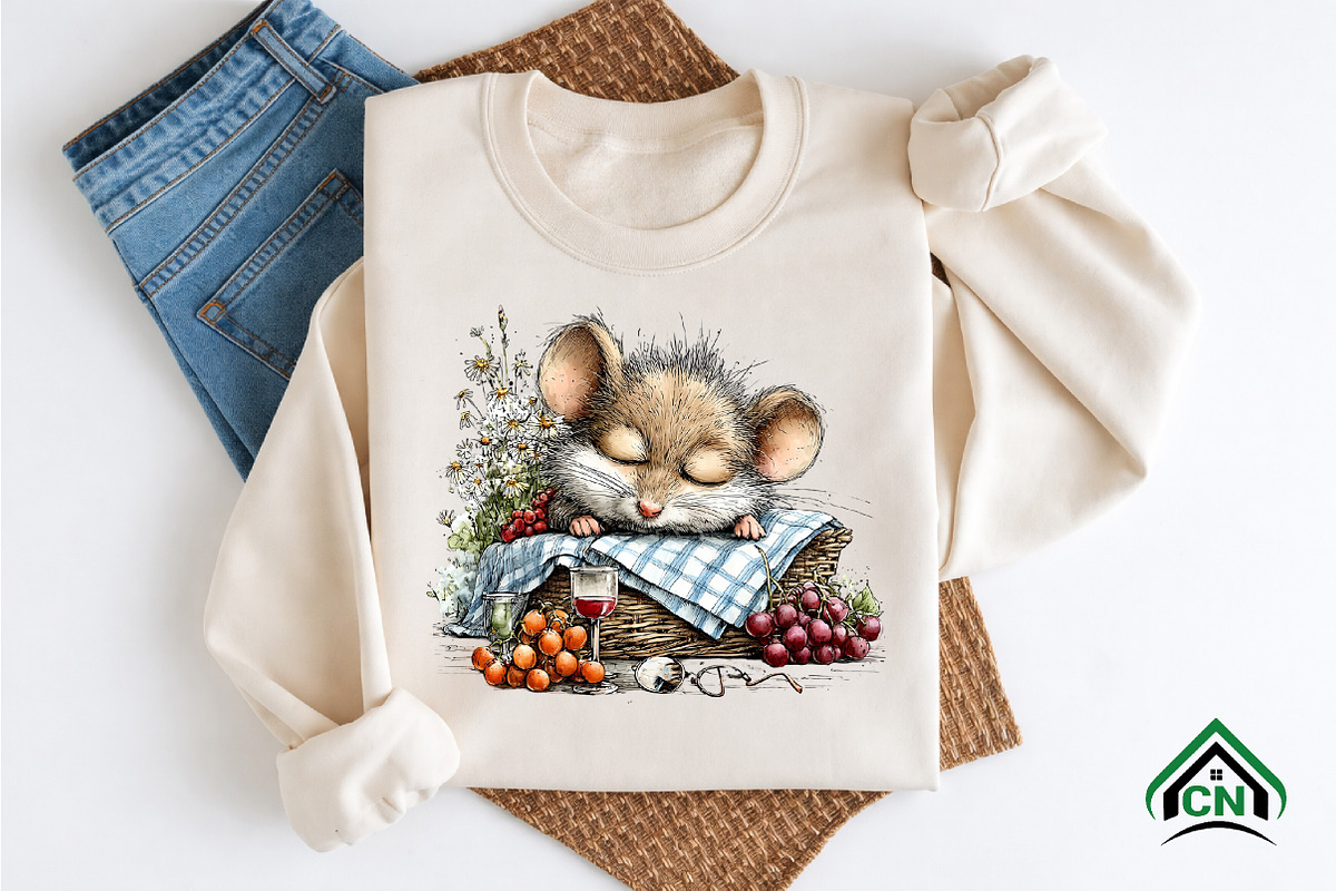 Whimsical Summer mouse Clipart, an Illustration by Craft Nest (Photo 9 of 12)