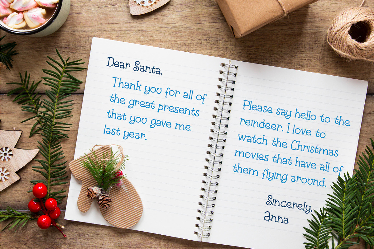 Christmas Hohoho, a Handwritten Font by caocastudio (Photo 3 of 4)