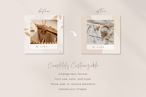 Aesthetic Instagram Template CANVA