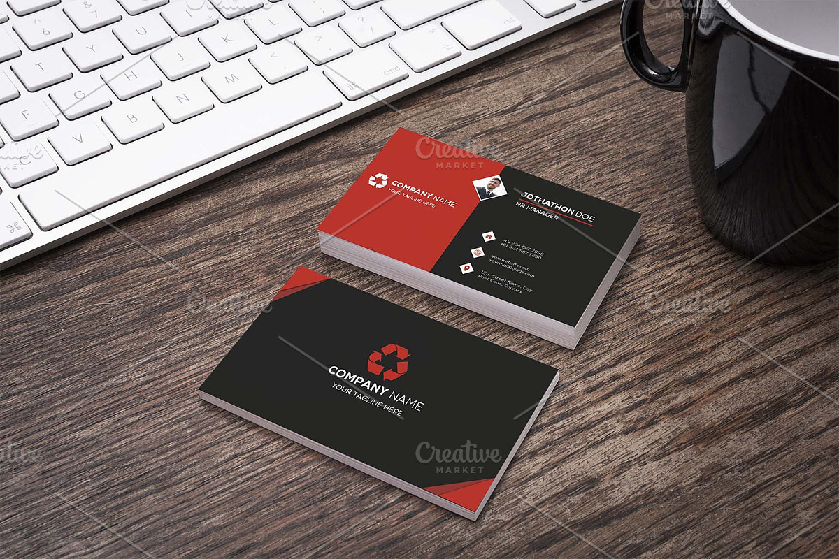 Business Card Template, a Business Card Template by nandinigraphics (Photo 1 of 4)