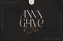 Anna Glave - Serif & Script Font Duo