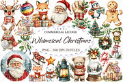 Whimsical Christmas Clipart, an Illustration by designcity5 (Thumbnail 1 of 5)
