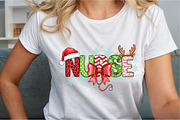 Christmas Nurse,Cute Santa PNG, an Illustration by Sublimation Artist (Thumbnail 8 of 9)