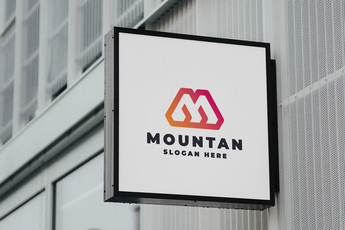 Mountan Letter M Logo, a Branding & Logo Template by Design_Planet (Photo 3 of 3)