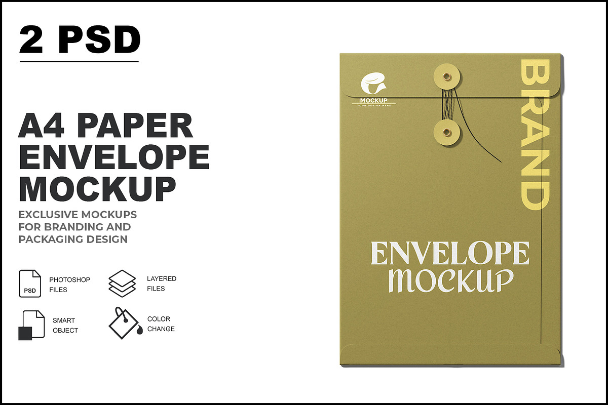 Envelope Mockup, a Mockup by mockupbuys (Photo 1 of 6)