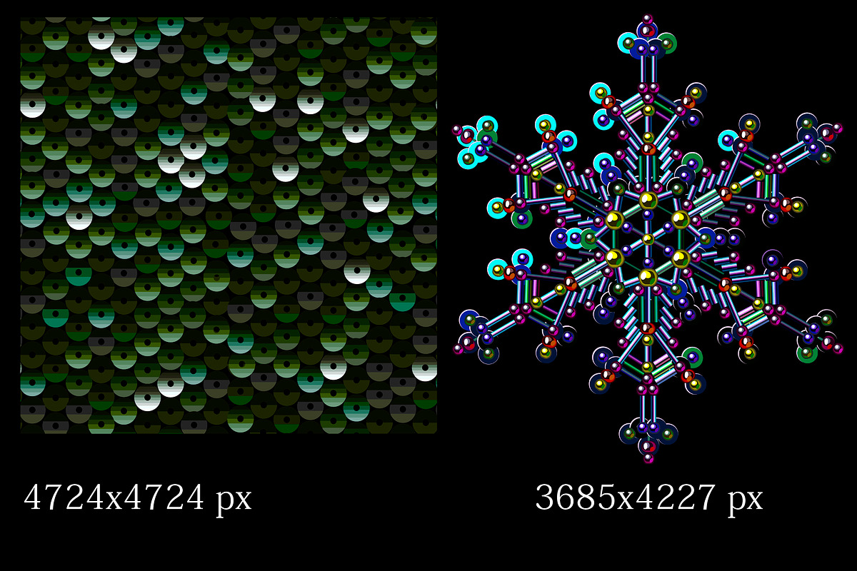 Sequins seamless patterns., a Pattern Graphic by Ajuga (Photo 5 of 5)