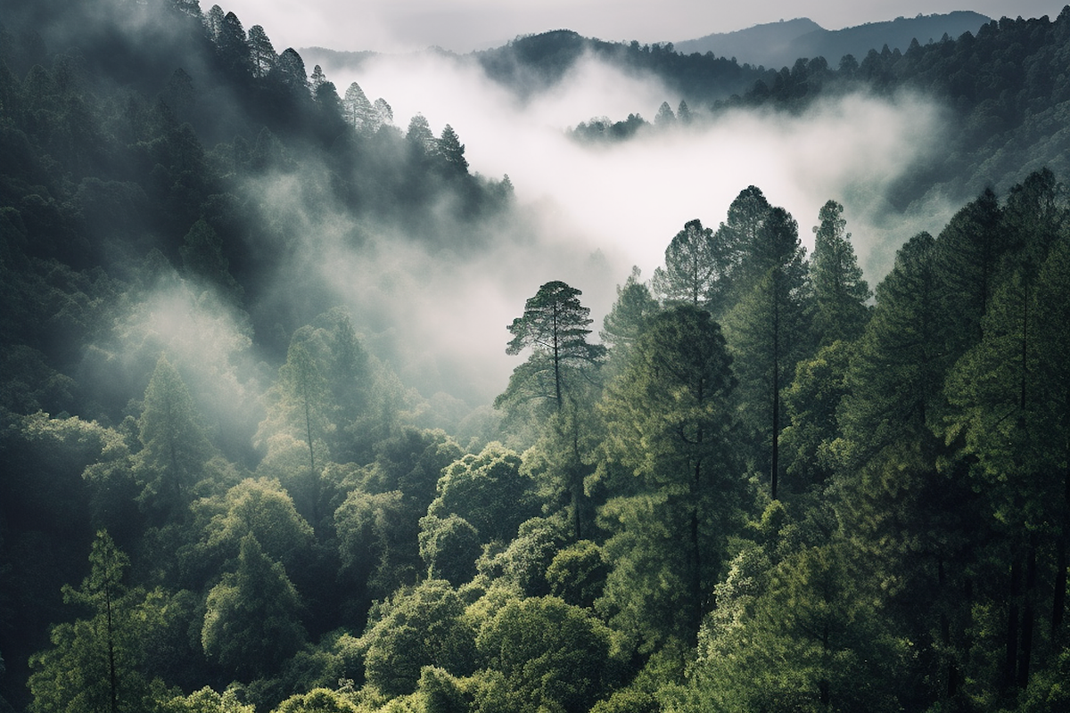 250 Misty mountain landscape Bundle, a Nature Photo by Virgo Studio (Photo 4 of 7)