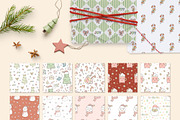 Retro Christmas Collection, a Seasonal Illustration by JulzaArt (Thumbnail 5 of 9)