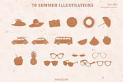 Summer Tropical Beach 70's, an Illustration by Hanazumi (Thumbnail 4 of 14)