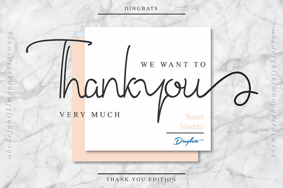 Thank You Dingbats preview 7