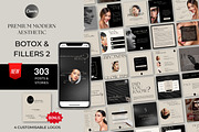 PREMIUM Botox & Fillers 2 Canva, a Social Media Template by Studio Suvelle (Thumbnail 1 of 10)