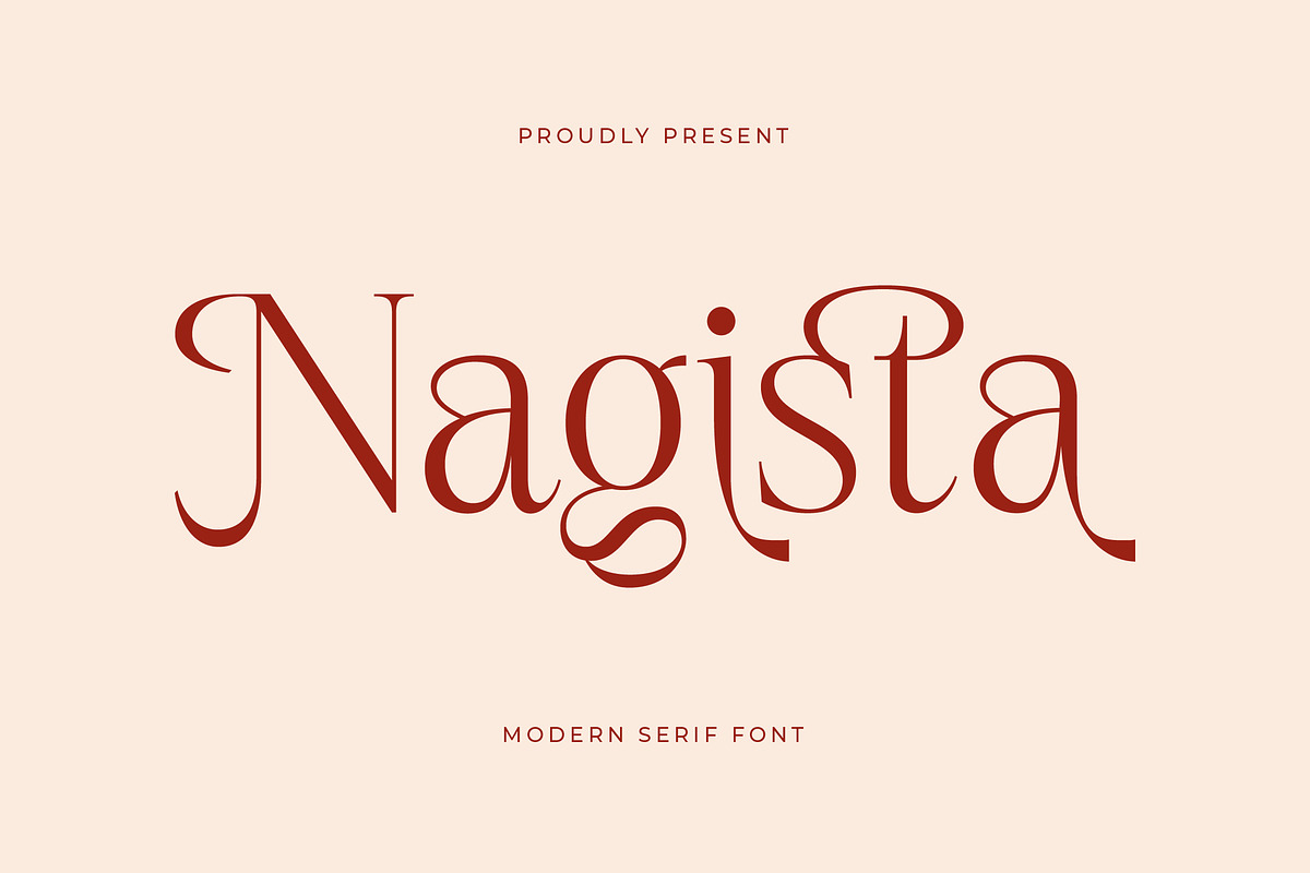 Nagista Modern Serif Font, a Serif Font by Letterena Studios (Photo 1 of 15)