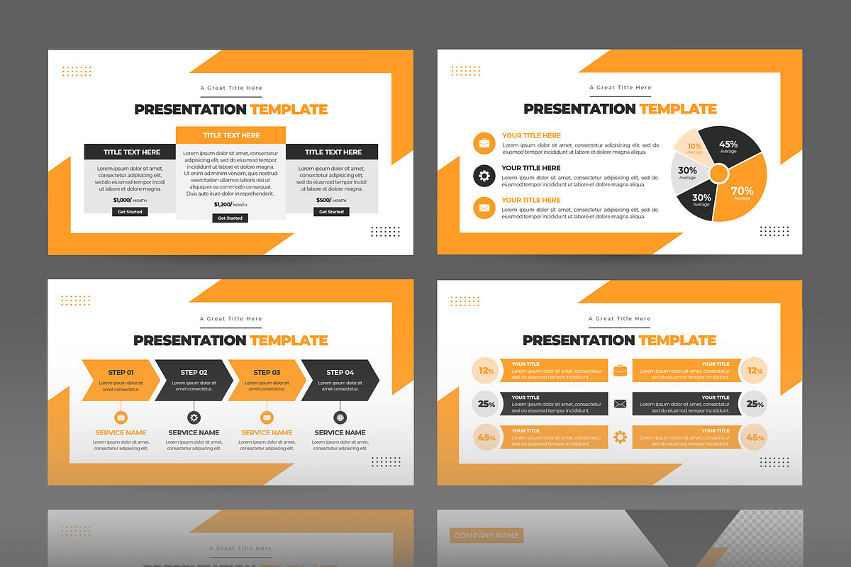 Sleek Marketing Pitch Deck, a Presentation Template by CreativeUP (Photo 6 of 6)
