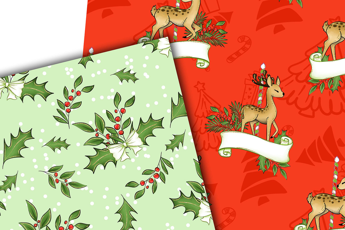 Christmas carousel clipart, a Pattern Graphic by DarinaDigital (Photo 4 of 6)