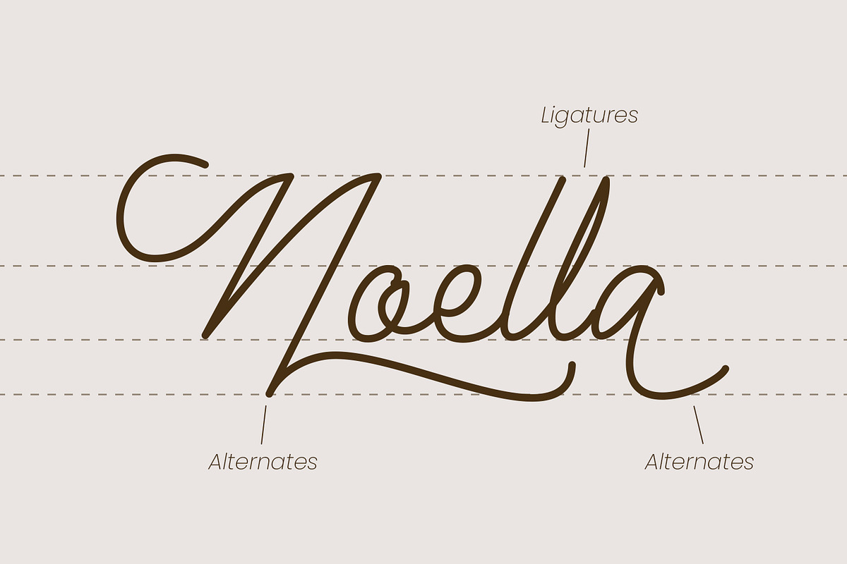 Glanbois - Monoline Script Font, a Script Font by Favo Write (Photo 2 of 12)