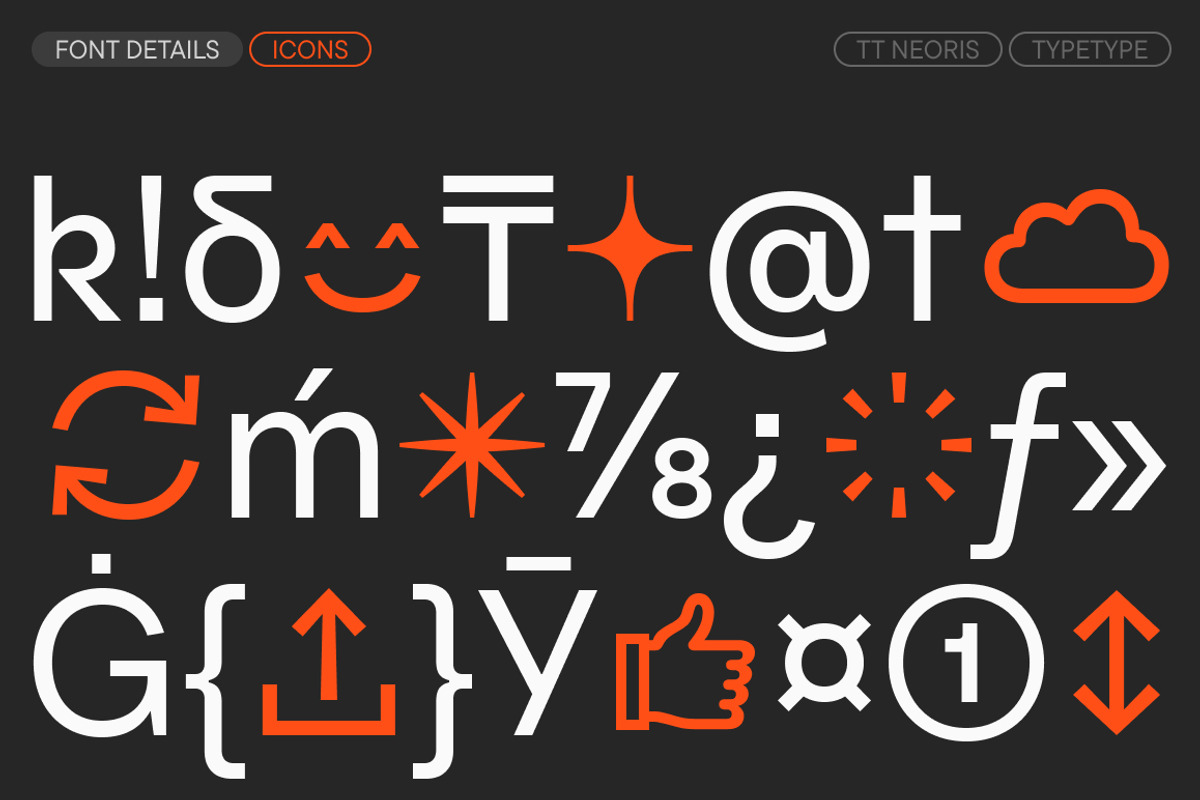 TT Neoris, a Sans Serif Font by TypeType (Photo 15 of 15)