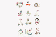 whimsical tea party clipart set, a Decorative Illustration by Patishop Art (Thumbnail 9 of 10)