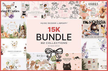 CREATIVE DESIGN BUNDLE - 15K, a Decorative Illustration by Muse Artist