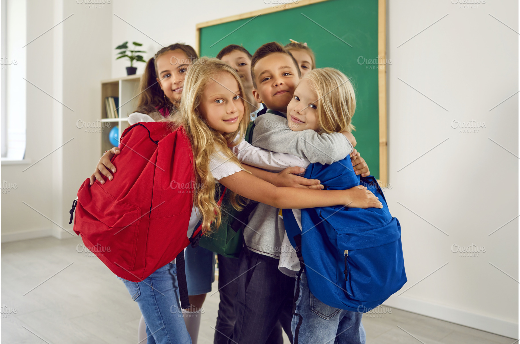 Little school best friends are happy, a School & Education Photo by StudioRomantic