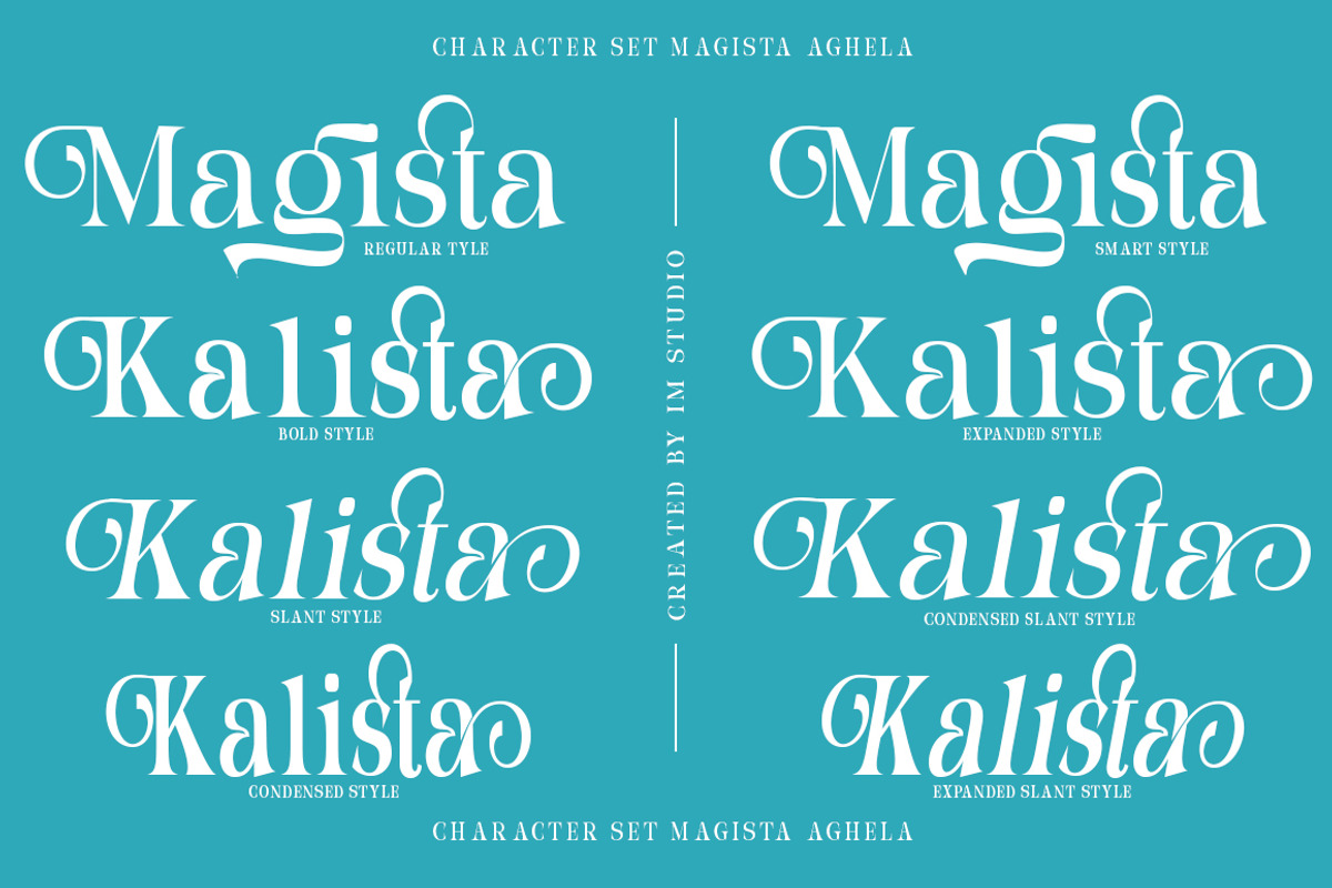 Magista Aghela (8 Style Font), a Serif Font by IM Studio (Photo 8 of 12)