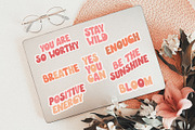 Crush Bubble Retro Font, a Handwritten Font by BarcelonaShop (Thumbnail 3 of 9)
