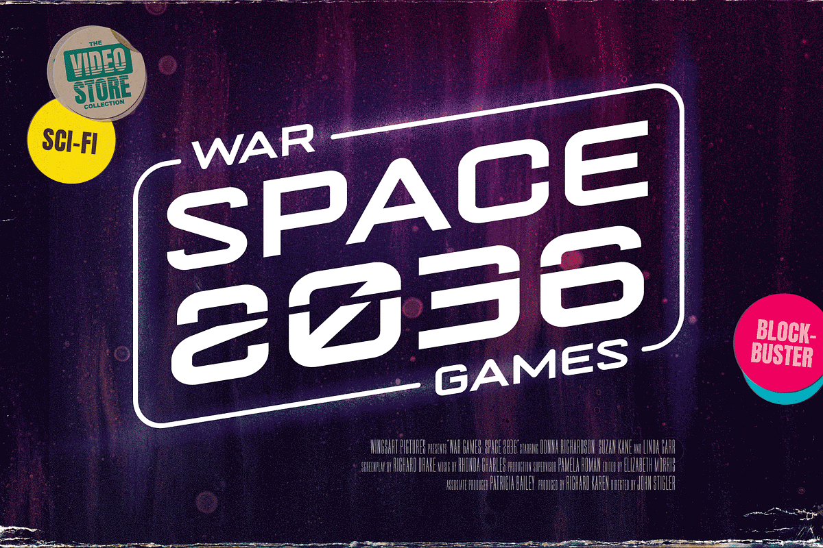 Jupiter Mission: A Retro Sci-Fi Font, a Handwritten Font by Wingsart Studio (Photo 11 of 13)