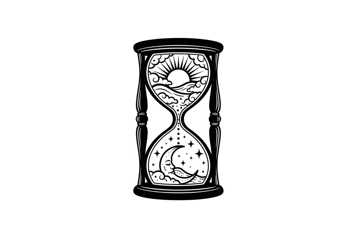 Celestial Sun Moon Hourglass Bundle, an Illustration by Gaye Art (Photo 22 of 31)
