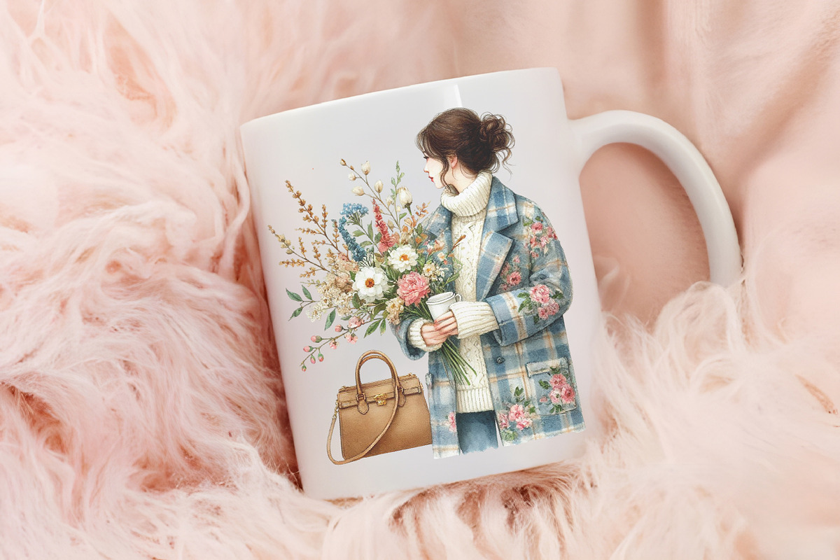 Cozy spring sublimation clipart bund, an Illustration by RobertsArt (Photo 2 of 7)