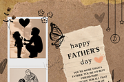 Father's Day Template, a Social Media Template by Ascendent Aura (Thumbnail 1 of 3)