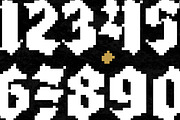 Most Wave - Pixelate Blackletter, a Blackletter Font by Typia Nesia (Thumbnail 3 of 12)