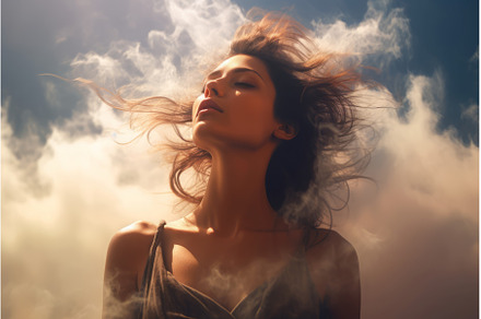 Chic Fashion blonde woman view, a Person Photo by Ylivdesign